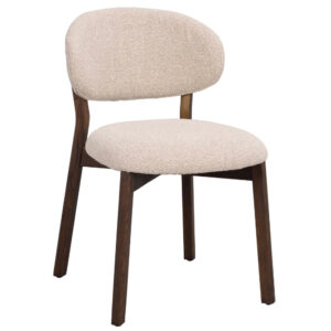 Rowico B&eacute;žov&aacute; čalouněn&aacute; j&iacute;deln&iacute; židle PATTERSON s hnědou podnož&iacute;