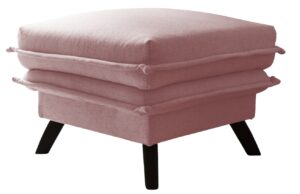 Růžov&aacute; čalouněn&aacute; podnožka Miuform Charming Charlie 60 x 60 cm