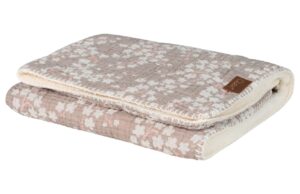 Růžov&aacute; dětsk&aacute; deka Quax Natural 80 x 65 cm