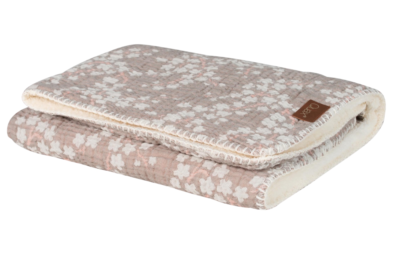 Růžová dětská deka Quax Natural 80 x 65 cm