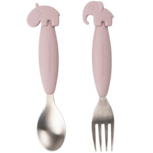 Růžov&aacute; j&iacute;deln&iacute; sada Done by Deer Deer Friends