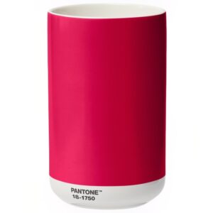 Růžov&aacute; keramick&aacute; v&aacute;za Pantone Viva Magenta 18-1750 17 cm