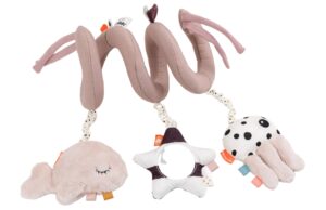 Růžov&aacute; l&aacute;tkov&aacute; spir&aacute;la se zv&iacute;ř&aacute;tky Done by Deer Sea friends