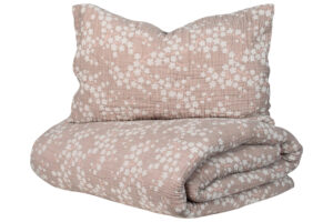 Růžov&aacute; mu&scaron;el&iacute;nov&aacute; sada povlečen&iacute; Quax Natural 120 x 190 cm