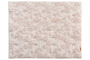 Růžov&aacute; podložka do hrac&iacute;ch ohr&aacute;dek Quax Natural