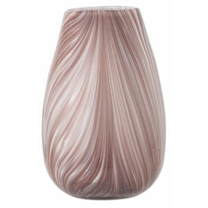 Růžov&aacute; skleněn&aacute; v&aacute;za Bloomingville Ennis 22