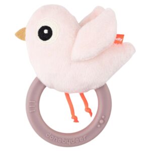 Růžov&eacute; ply&scaron;ov&eacute; chrast&iacute;tko s kous&aacute;tkem Done by Deer Birdee