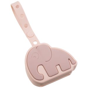 Růžov&eacute; silikonov&eacute; pouzdro na dudl&iacute;k Done by Deer Elphee