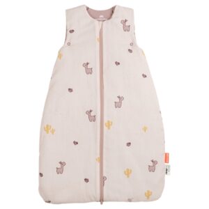 Růžov&yacute; bavlněn&yacute; dětsk&yacute; spac&iacute; pytel Done by Deer Lalee 70 cm