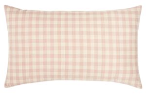 Růžov&yacute; bavlněn&yacute; povlak na pol&scaron;t&aacute;ř Kave Home Yanil 30 x 50 cm