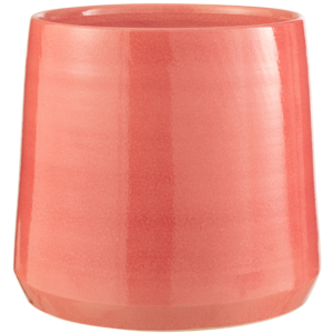 Růžov&yacute; keramick&yacute; květin&aacute;č J-line Asol 35 cm