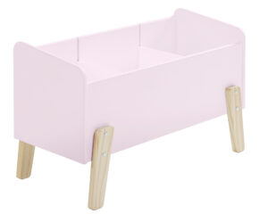 Růžov&yacute; lakovan&yacute; &uacute;ložn&yacute; box na hračky Vipack Kiddy 39 x 80 cm