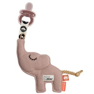 Růžov&yacute; l&aacute;tkov&yacute; klip na dudl&iacute;k Done by Deer Elphee