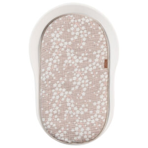 Růžov&yacute; mu&scaron;el&iacute;nov&yacute; pol&scaron;t&aacute;ř na přebalovac&iacute; podložku Quax Mamee