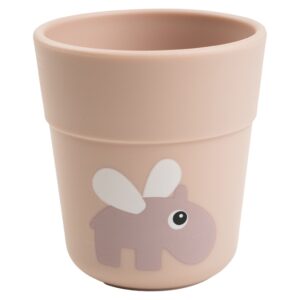 Růžov&yacute; plastov&yacute; kel&iacute;mek Done by Deer Happy clouds 135 ml