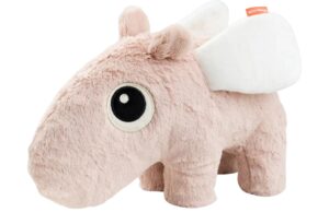 Růžov&yacute; ply&scaron;ov&yacute; hroch s kř&iacute;dly Done by Deer Happy clouds Ozzo 31 cm