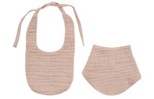 Růžov&yacute; set dvou bavlněn&yacute;ch brynd&aacute;ků Kave Home Prune