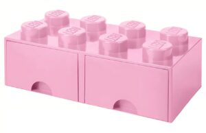 Růžov&yacute; &uacute;ložn&yacute; box LEGO&reg; Storage 25 x 50 cm