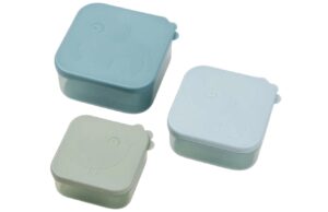 Sada barevn&yacute;ch plastov&yacute;ch svačinov&yacute;ch boxů Done by Deer Deer friends II.