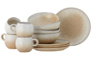 Sada b&eacute;žov&eacute;ho kameninov&eacute;ho n&aacute;dob&iacute; Bloomingville Paula