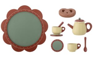 Sada dřevěn&eacute;ho n&aacute;dob&iacute; do dětsk&eacute; kuchyňky Bloomingville Bette