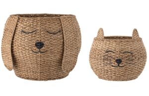 Sada dvou ratanov&yacute;ch &uacute;ložn&yacute;ch ko&scaron;ů Bloomingville Milus