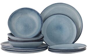 Sada modr&eacute;ho kameninov&eacute;ho n&aacute;dob&iacute; Bloomingville Sandrine