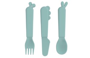 Sada modr&yacute;ch plastov&yacute;ch př&iacute;borů Done by Deer Deer friends