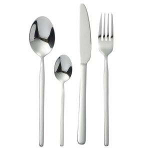 Sada stř&iacute;brn&yacute;ch kovov&yacute;ch př&iacute;borů J-line Zollia