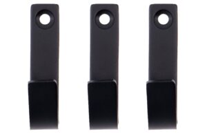 Sada tř&iacute; čern&yacute;ch kovov&yacute;ch h&aacute;čků Meraki Thapsus