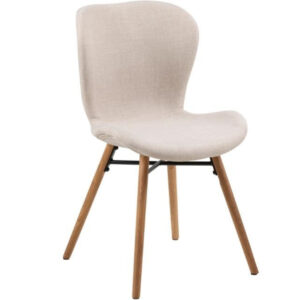 Scandi B&eacute;žov&aacute; l&aacute;tkov&aacute; j&iacute;deln&iacute; židle Matylda