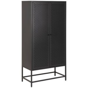 Scandi Čern&aacute; kovov&aacute; skř&iacute;ň Renna 160 x 80 cm