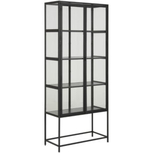 Scandi Čern&aacute; kovov&aacute; vitr&iacute;na Darila 185