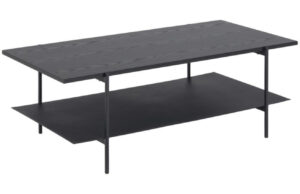 Scandi Čern&yacute; dřevěn&yacute; konferenčn&iacute; stolek Toren 115 x 60 cm