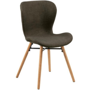 Scandi Khaki l&aacute;tkov&aacute; j&iacute;deln&iacute; židle Matylda