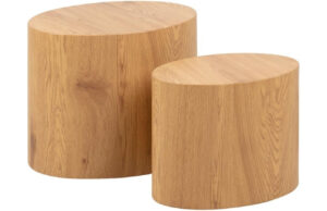 Scandi Př&iacute;rodn&iacute; set konferenčn&iacute;ch stolků Alida 40/48 x 24