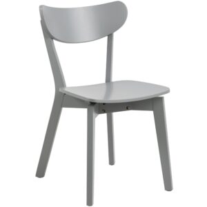 Scandi Světle &scaron;ed&aacute; lakovan&aacute; j&iacute;deln&iacute; židle Diaz