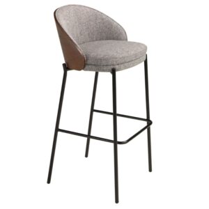 &Scaron;ed&aacute; čalouněn&aacute; barov&aacute; židle Angel Cerd&aacute; No. 4127