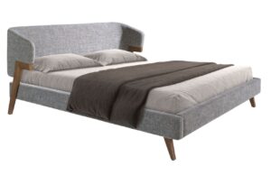 &Scaron;ed&aacute; čalouněn&aacute; dvoulůžkov&aacute; postel Angel Cerd&aacute; No. 7173