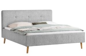 &Scaron;ed&aacute; čalouněn&aacute; dvoulůžkov&aacute; postel Meise M&ouml;bel Smart 180 x 200 cm