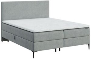 &Scaron;ed&aacute; čalouněn&aacute; dvoulůžkov&aacute; postel boxspring MESONICA Bufo 180 x 200 cm