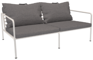 &Scaron;ed&aacute; čalouněn&aacute; zahradn&iacute; dvoum&iacute;stn&aacute; pohovka HOUE Avon 159 cm