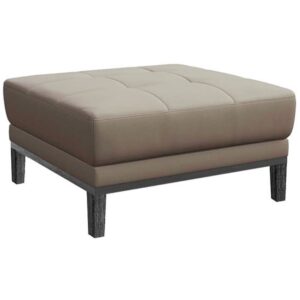 &Scaron;ed&aacute; kožen&aacute; podnožka MESONICA Musso Tufted