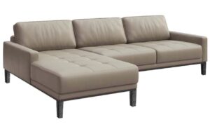 &Scaron;ed&aacute; kožen&aacute; rohov&aacute; pohovka MESONICA Musso Tufted