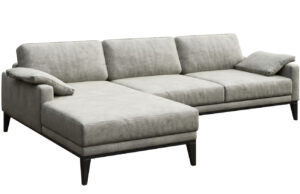 &Scaron;ed&aacute; koženkov&aacute; rohov&aacute; pohovka MESONICA Musso