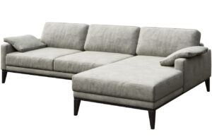 &Scaron;ed&aacute; koženkov&aacute; rohov&aacute; pohovka MESONICA Musso