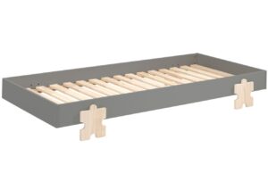 &Scaron;ed&aacute; lakovan&aacute; stohovateln&aacute; postel Vipack Modulo Puzzle 90 x 200 cm