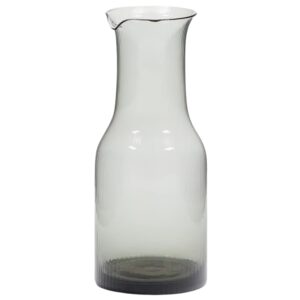 &Scaron;ed&aacute; skleněn&aacute; karafa Kave Home Thiba 900 ml