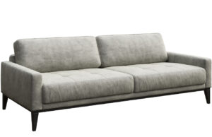 &Scaron;ed&aacute; tř&iacute;m&iacute;stn&aacute; koženkov&aacute; pohovka MESONICA Musso Tufted 211 cm