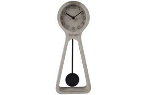 &Scaron;ed&eacute; betonov&eacute; stoln&iacute; hodiny ZUIVER PENDULUM